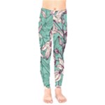 Vintage Floral Pattern Kids  Legging