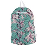 Vintage Floral Pattern Foldable Lightweight Backpack