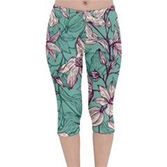 Velvet Capri Leggings  