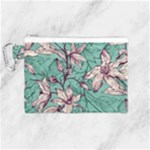 Vintage Floral Pattern Canvas Cosmetic Bag (Medium)