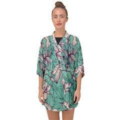 Half Sleeve Chiffon Kimono 