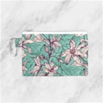 Vintage Floral Pattern Canvas Cosmetic Bag (Small)