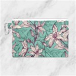 Vintage Floral Pattern Canvas Cosmetic Bag (Large)