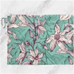 Vintage Floral Pattern Canvas Cosmetic Bag (XXXL)
