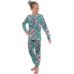 Vintage Floral Pattern Kids  Long Sleeve Set 