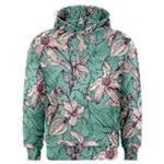Vintage Floral Pattern Men s Overhead Hoodie