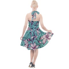 Halter Party Swing Dress  