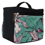 Vintage Floral Pattern Make Up Travel Bag (Small)