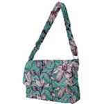 Vintage Floral Pattern Full Print Messenger Bag