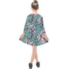 Kids  Quarter Sleeve Shirt Dress 