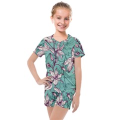 Kids  Mesh T-Shirt and Shorts Set 