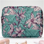 Vintage Floral Pattern Make Up Pouch (Large)