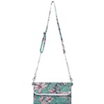 Vintage Floral Pattern Mini Crossbody Handbag
