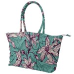 Vintage Floral Pattern Canvas Shoulder Bag