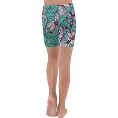Kids  Lightweight Velour Capri Yoga Leggings 
