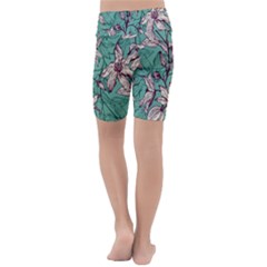 Kids  Lightweight Velour Cropped Yoga Leggings 