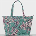 Vintage Floral Pattern Back Pocket Shoulder Bag 