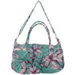 Vintage Floral Pattern Removal Strap Handbag