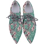 Vintage Floral Pattern Women s Pointed Oxford Shoes