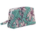 Vintage Floral Pattern Wristlet Pouch Bag (Large)