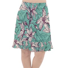 Fishtail Chiffon Skirt 