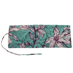 Vintage Floral Pattern Roll Up Canvas Pencil Holder (S) from ArtsNow.com