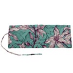 Vintage Floral Pattern Roll Up Canvas Pencil Holder (S)