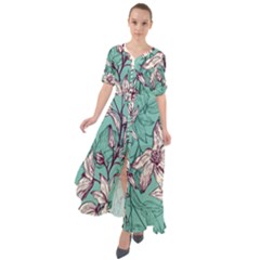 Waist Tie Boho Maxi Dress 