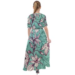 Waist Tie Boho Maxi Dress 