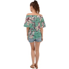 Off Shoulder Short Sleeve Top 
