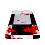 Checkerboard Splatter Fitted Sheet (Full/ Double Size)
