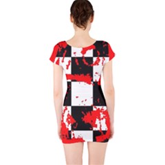 Short Sleeve Bodycon Dress Back Short Sleeve Bodycon Dress Back