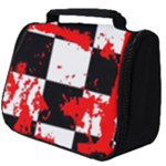 Checkerboard Splatter Full Print Travel Pouch (Big)