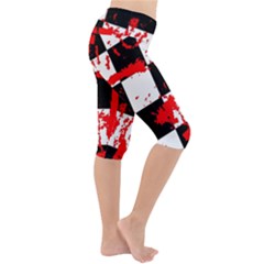 Lightweight Velour Cropped Yoga Leggings 