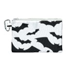 Deathrock Bats Canvas Cosmetic Bag (Medium)