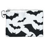 Deathrock Bats Canvas Cosmetic Bag (XL)