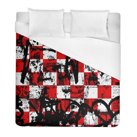 Emo Checker Graffiti Duvet Cover (Full/ Double Size) from ArtsNow.com
