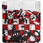 Emo Checker Graffiti Duvet Cover Double Side (King Size)