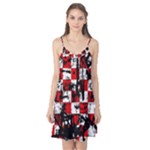 Emo Checker Graffiti Camis Nightgown 
