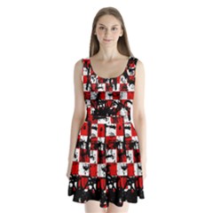 Split Back Mini Dress  
