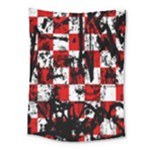 Emo Checker Graffiti Medium Tapestry