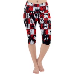 Lightweight Velour Cropped Yoga Leggings 