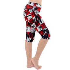 Lightweight Velour Cropped Yoga Leggings 
