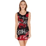 Emo Graffiti Bodycon Dress