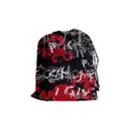 Emo Graffiti Drawstring Pouch (Medium)