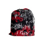 Emo Graffiti Drawstring Pouch (Large)