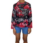 Emo Graffiti Kids  Long Sleeve Swimwear