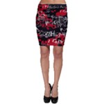 Emo Graffiti Bodycon Skirt