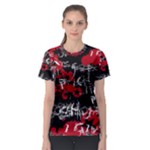 Emo Graffiti Women s Sport Mesh Tee