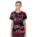 Emo Graffiti Women s Cotton Tee